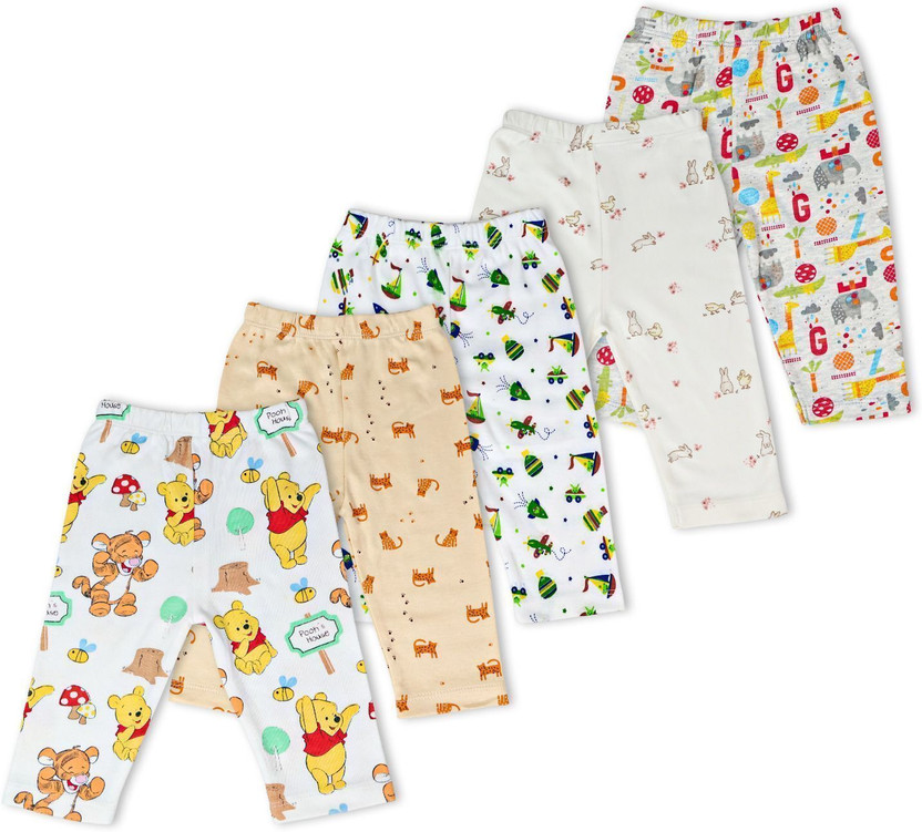 Minimelts Track Pant For Baby Boys & Baby Girls(Multicolor, Pack of 5)