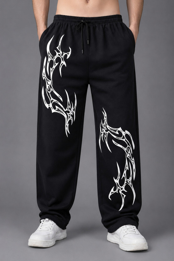 mank D Track Pant For Boys(Black, Pack of 1)