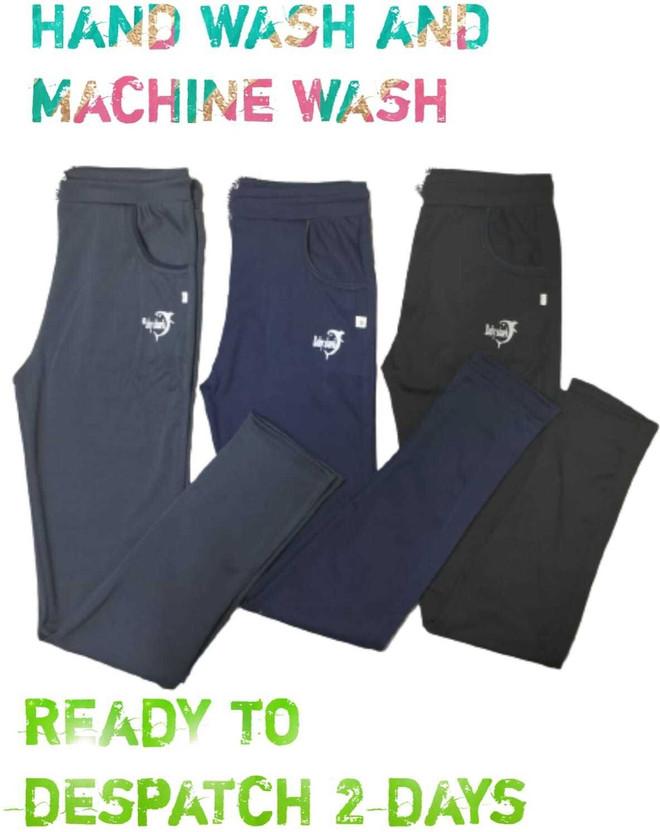 siddu Track Pant For Boys(Black, Pack of 3)