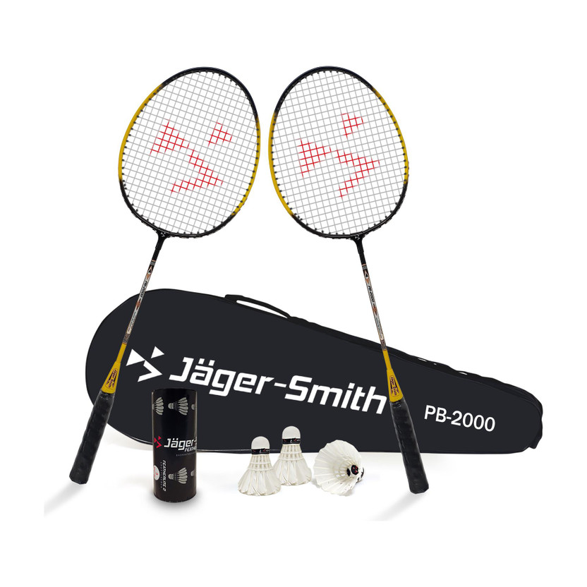 Jager-Smith PB-2000 Combo & Featherlite 2 Shuttle Badminton Kit