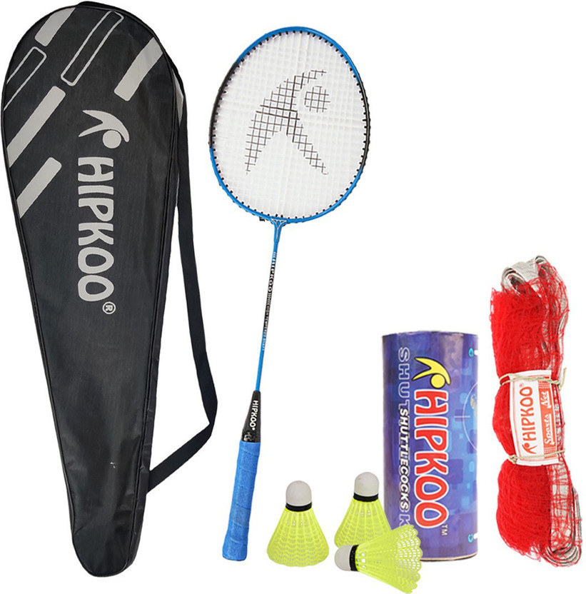 Hipkoo Sports Turbo HR 11 (1 Racket, Net, 3 Shuttles) Badminton Kit