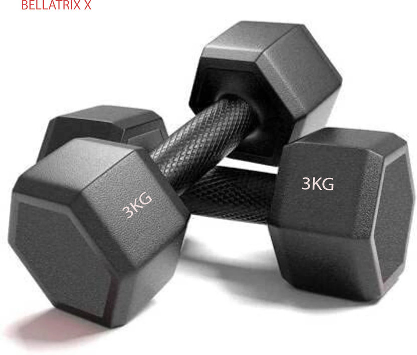 BELLATRIX X 3X2-6KG-SET PVC DUMBELL Fitness Accessory Kit Kit