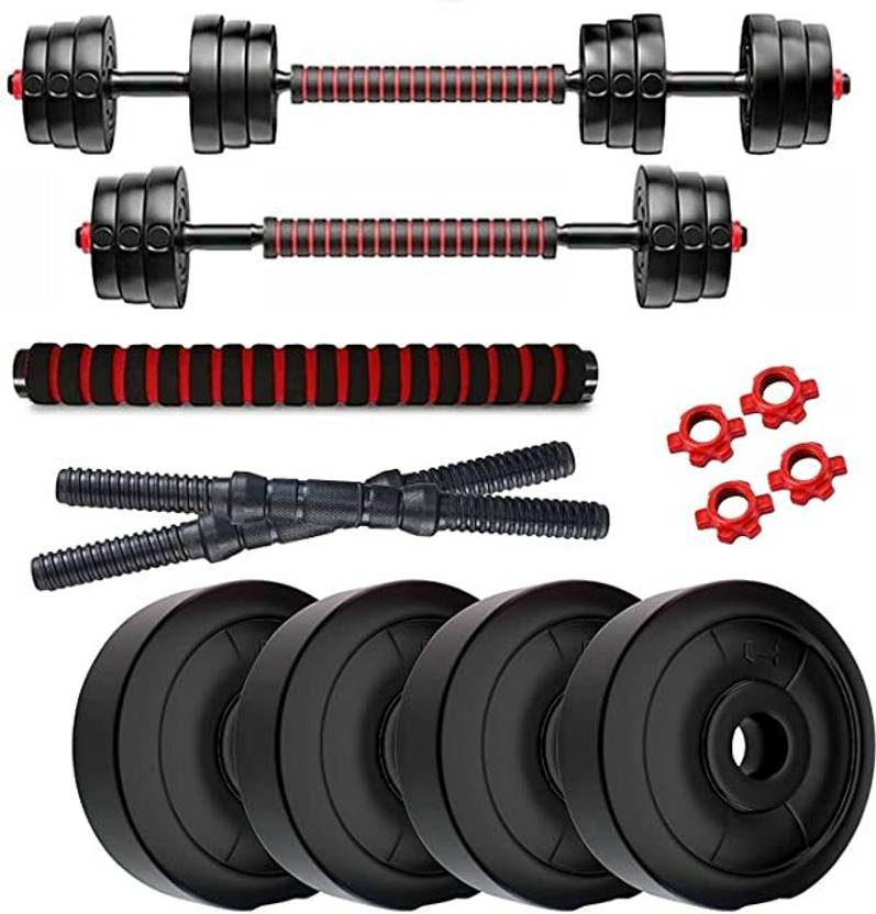 HEER 3 In 1 Convertible Dumbbells & Barbell Kit For Adjustable Dumbbell