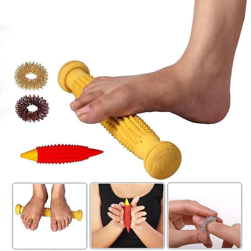 NP NP NAVEEN PLASTIC Acupressure Foot Roller With Acupressure Massage Products Fitness Accessory Kit Kit - Flipkart Deal