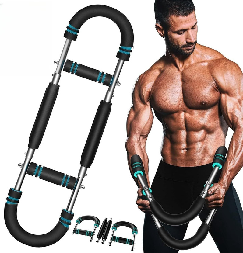 infinitepiinitiatives Adjustable Resistance Power Twister for Chest and Arm Exercise for Home Workout Fitness Accessory Kit Kit