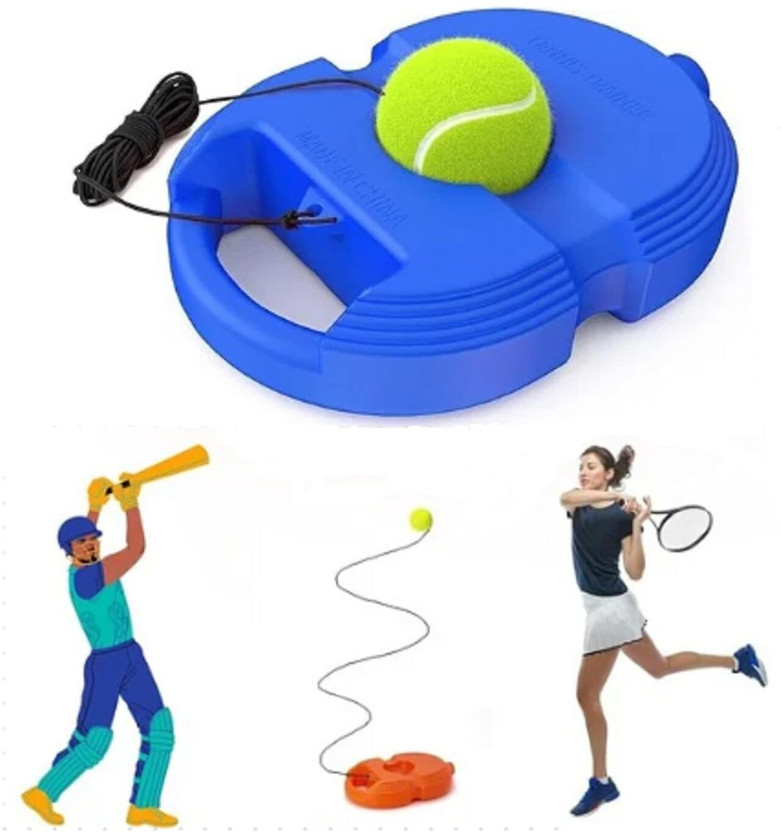 amariya Tennis Trainer Rebound Ball with Base & Solo Practice Kit For Cricket & Tennis Tennis