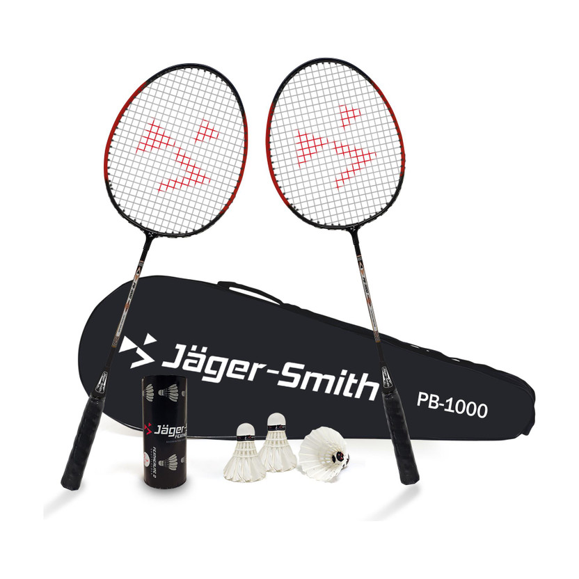 Jager-Smith PB-1000 Combo & Featherlite 2 Shuttle Badminton Kit