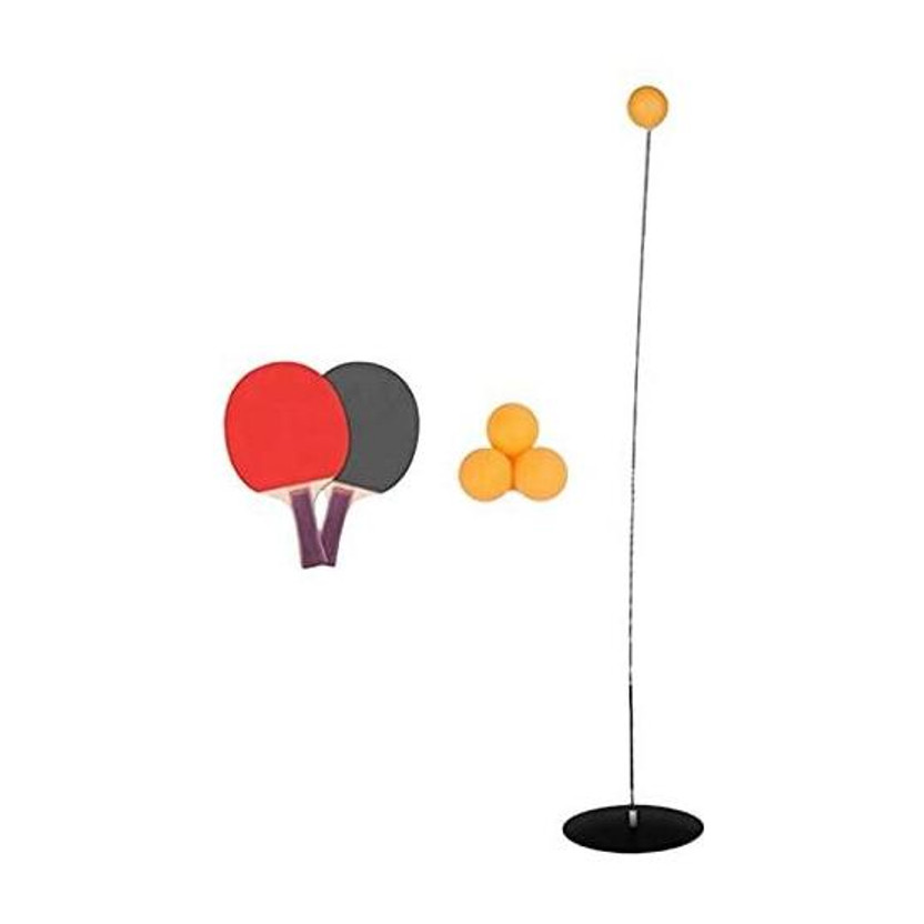 PINDIA Table Tennis Portable Training Equipment Kit with 2 Racket & 4 Ball for Kids Adult & Beginners Table Tennis Kit