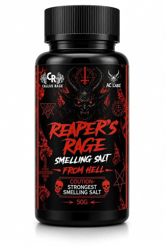 Callus Callus Rage Reaper’s Rage Smelling Salt 50g for Gym & Fitness Training |Strong Aroma Workout Fitness Accessory Kit Kit - Flipkart Deal