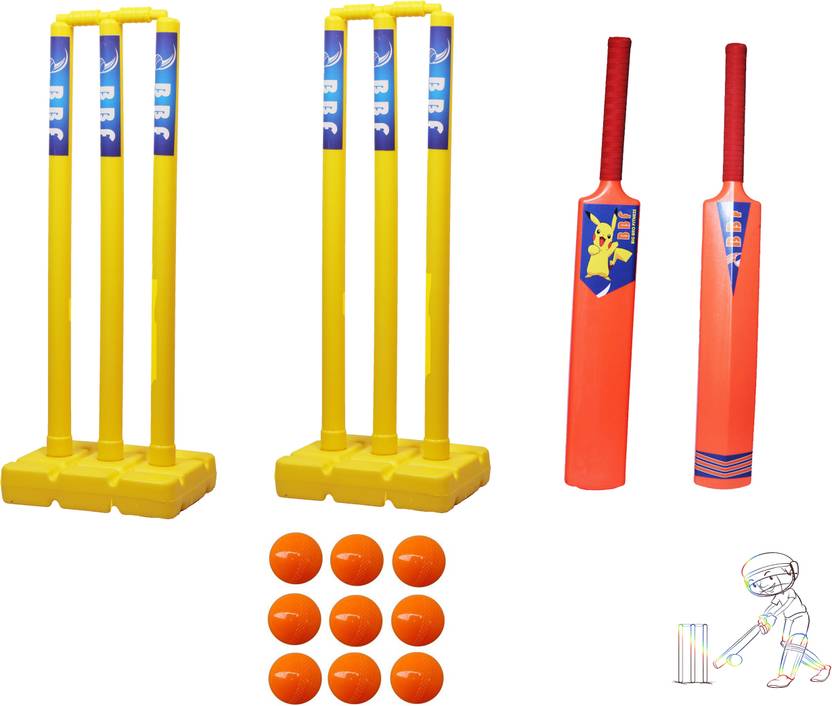 BIG BRO FITNESS Cricket SET + Wind Balls For Age (1017 Yrs) Cricket