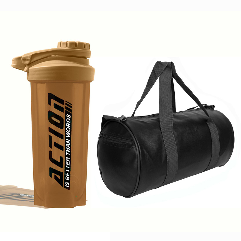 TRUE TRUE INDIAN Premium 700ML Gym Protein Shaker Bottle with Gym Duffle Bag For Mens and Womens. Fitness Accessory Kit Kit - Flipkart Deal