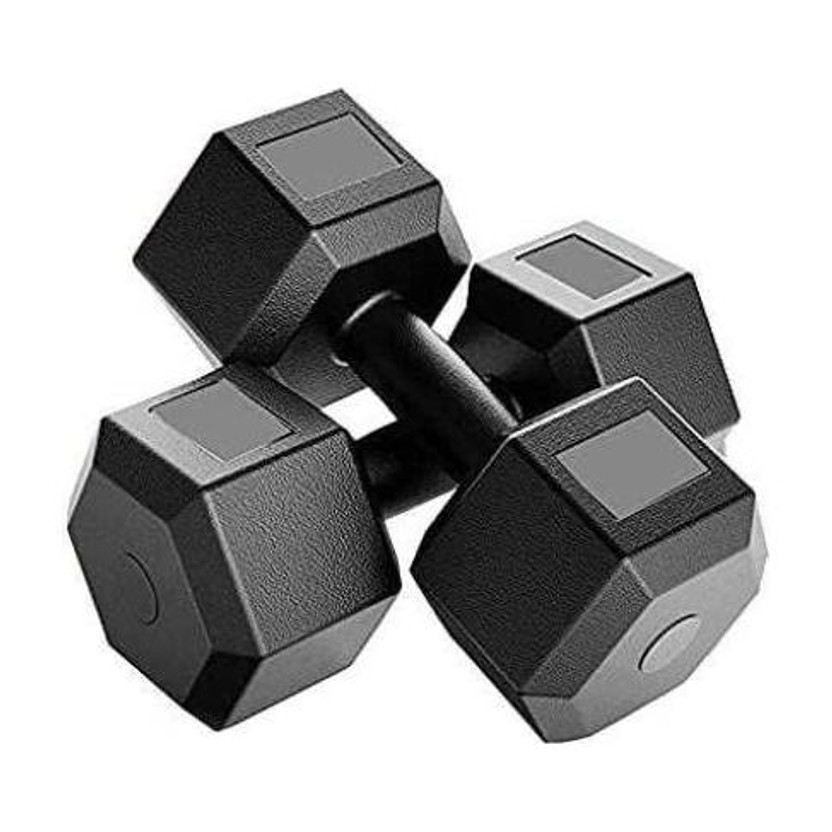 WILORA WILORA (3kg*2pcs=6kgs)- Hexa dumbbell Set for Strength Trainingof Arms Weighted Skipping Rope(Black, Length: 10 cm) - Flipkart Deal