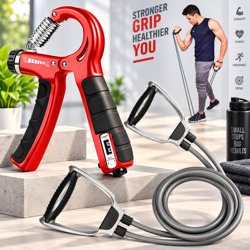 Oddish way to toning tube and hand grip combo kit Fitness Accessory Kit Kit