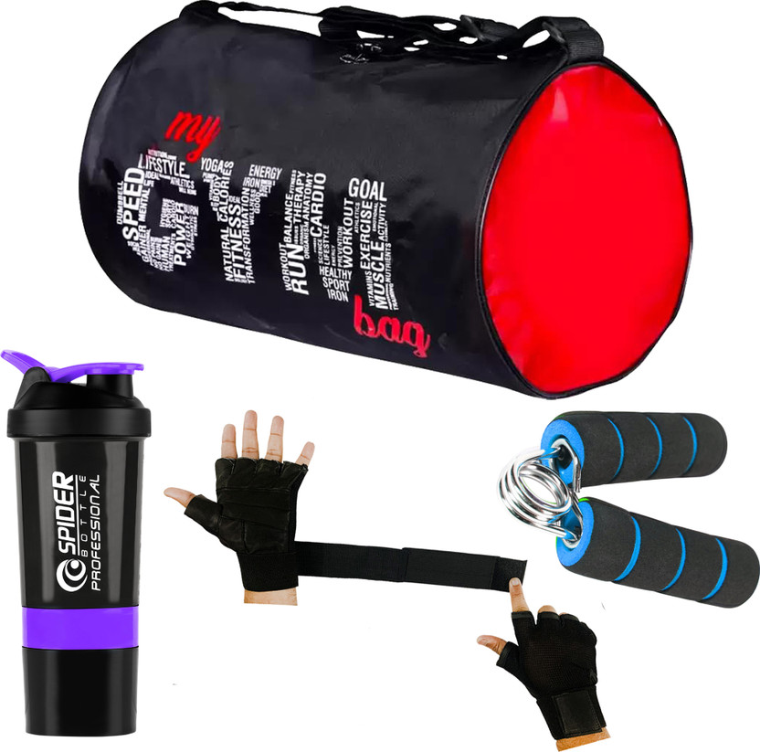COOL COOL INDIANS Gym Duffle/Sports Bag With Protein Shaker Gym Gloves with Hand Grip Workout Fitness Accessory Kit Kit - Flipkart Deal