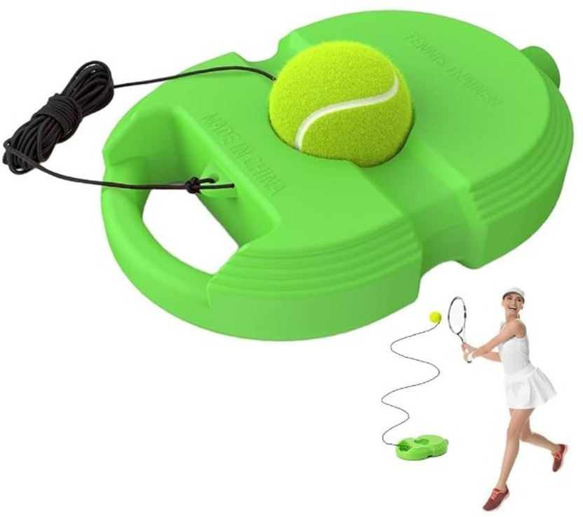 superkitch Self-Study Training Tennis Trainer Rebound Balls with Rope Practice Tool Tennis Kit