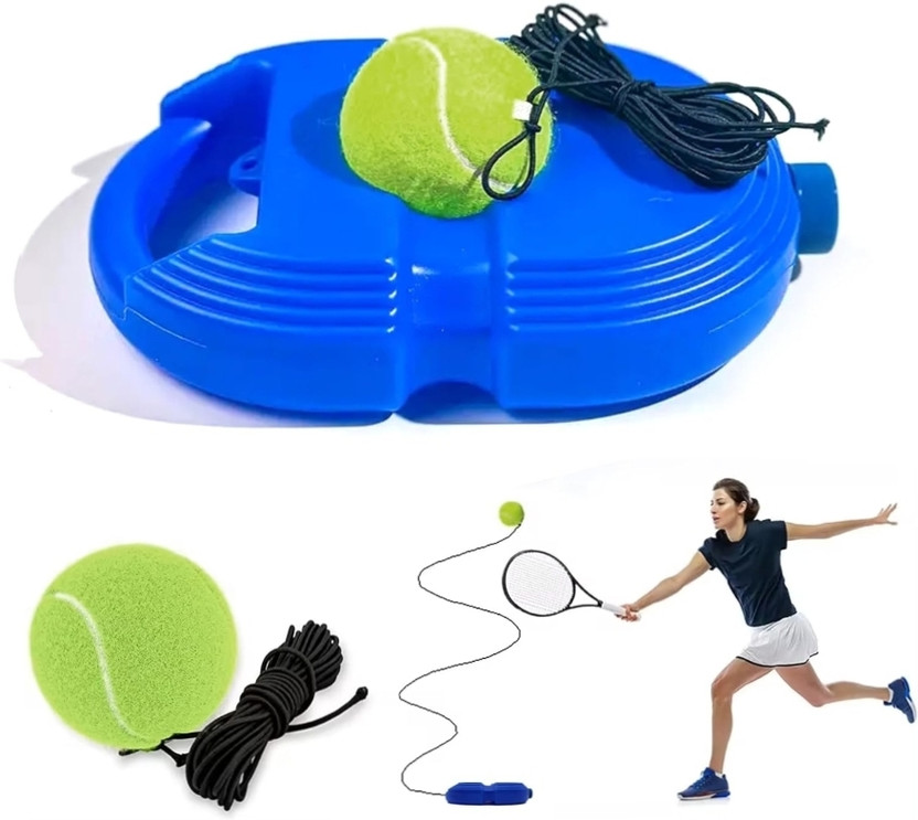 RBEE Self-Study Training Tennis Trainer Rebound Balls with Rope Practice Tool Tennis Kit