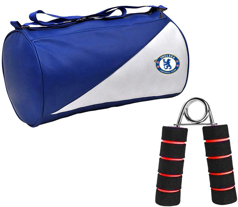 TRUE INDIAN Stylish Fitness,Sports,Duffle Blue bag with Foam Handle Hand Grip Fitness Accessory Kit Kit