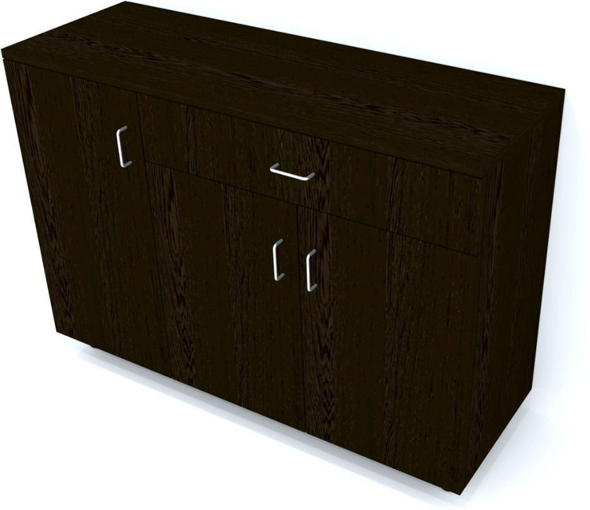 SPECIALITY PANELS 3-Door Multipurpose Storage Cabinet with Drawer & Free installation by Brand Engineered Wood Kitchen Cabinet(Finish Color - Flowery Wange, Pre-assembled)