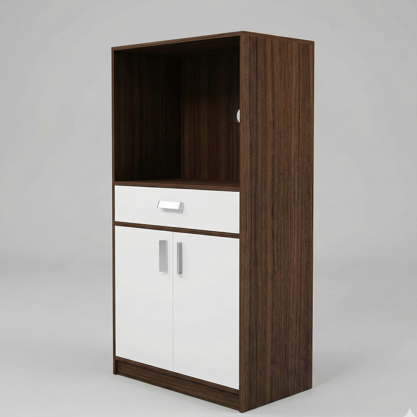 RK Modular Furniture Solid Wood Kitchen Cabinet(Finish Color - brown, Pre-assembled)