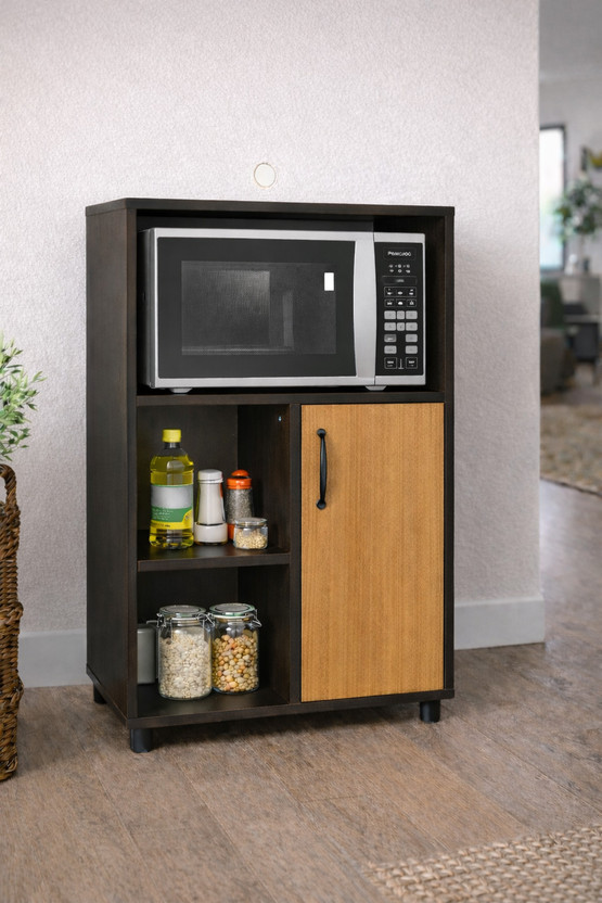 Home Home Full Switz Kitchen Cabinet Wenge With Beach Engineered Wood Kitchen Cabinet(Finish Color - Wenge With Beach, Knock Down) - Flipkart Deal