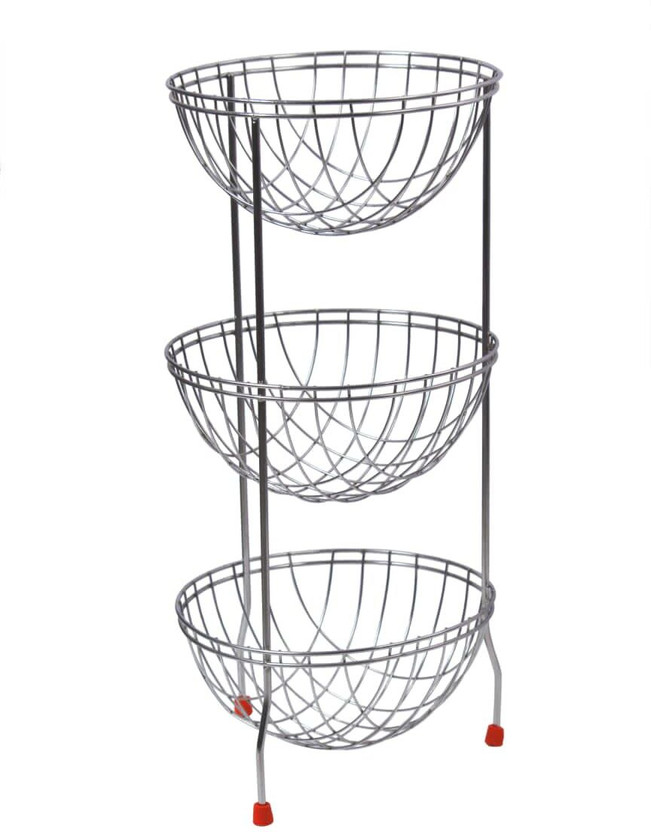 Elexa Hardware Fruits/Vegetables Kitchen Rack Steel