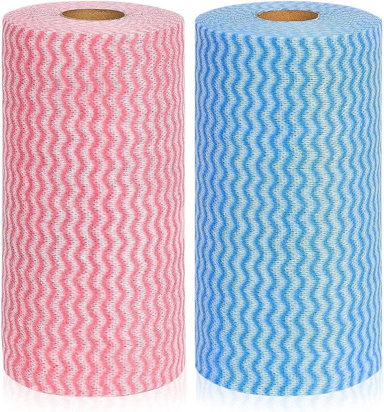 HVM Impex kitchen roll pack of 1 red waves_1(1 Ply, 80 Sheets)