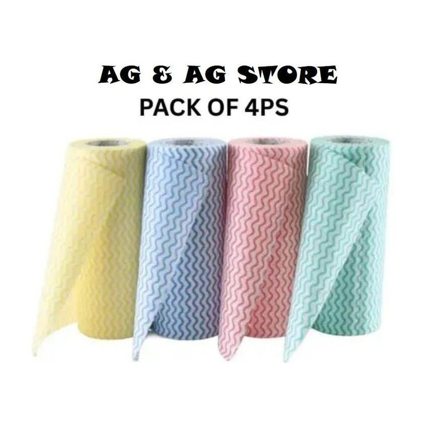 AG AG Group Multipurpose Kitchen Tissue Paper/Towel Roll Washable & Reusable(4 Ply, 320 Sheets)
