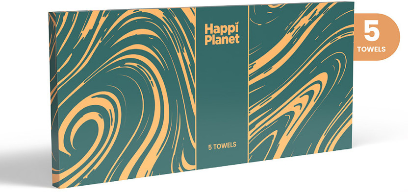 Happi Happi Planet Reusable Kitchen Towels | Kitchen Cleaner Wipes | 5 Pulls - 500 Times Washable(5 Ply, 5 Sheets) - Flipkart Deal