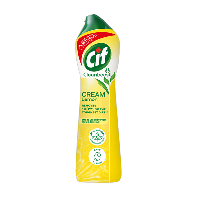 Cif Lemon Cream With Micro Crystals Kitchen Cleaner(500 ml)