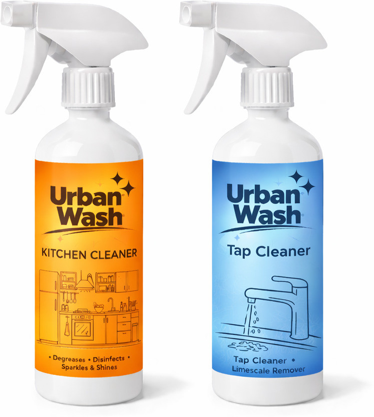 Urban Wash KITCHEN CLEANER AND TAP CLEANER COMBO Kitchen Cleaner(500 ml)