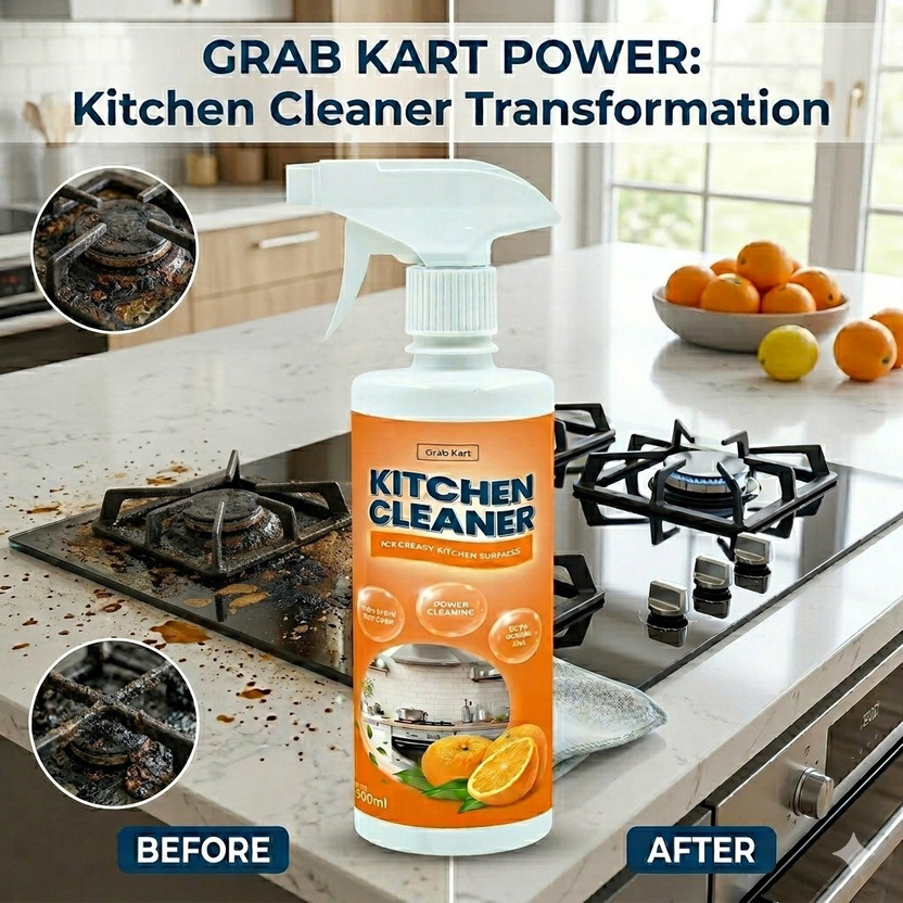 Grab Kart Kitchen Cleaning Spray Kitchen Cleaner(500 ml)