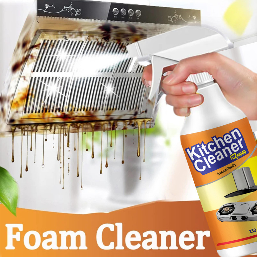 remap kitchen oil & grease stain remover spray Oven/Gas stove/Chimney Cleaner Kitchen Cleaner(250 ml)
