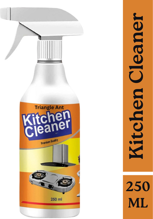 Triangle Ant kitchen oil & grease stain remover spray Oven/Gas stove/Chimney Cleaner Kitchen Cleaner(250 ml)