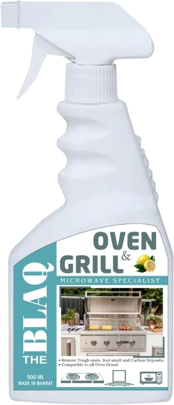 THE BLAQ Oven & Grill Cleaner I Sparkling Clean Microwave Ovens, Chimney hoods, Grills, Kitchen Cleaner(500 ml)