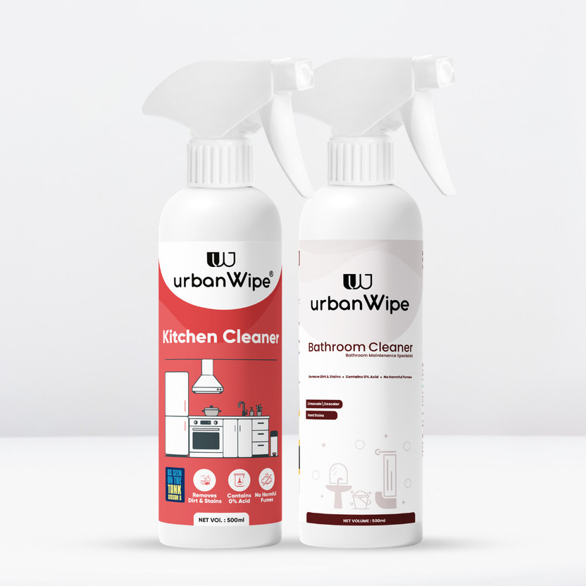 urbanWipe Bathroom n Kitchen Kitchen Cleaner(1000 ml, Pack of 2)