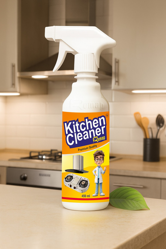 remap kitchen oil & grease stain remover spray Oven/Gas stove/Chimney Cleaner Kitchen Cleaner(450 ml)