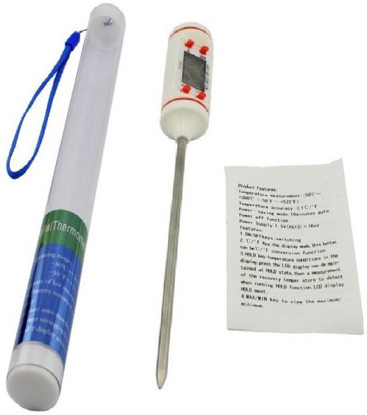 GoodsBazaar TP-101 -50c to +300c Digital Instant Read LCD Screen Kitchen Cooking Food Thermo Instant Read Thermocouple Kitchen Thermometer