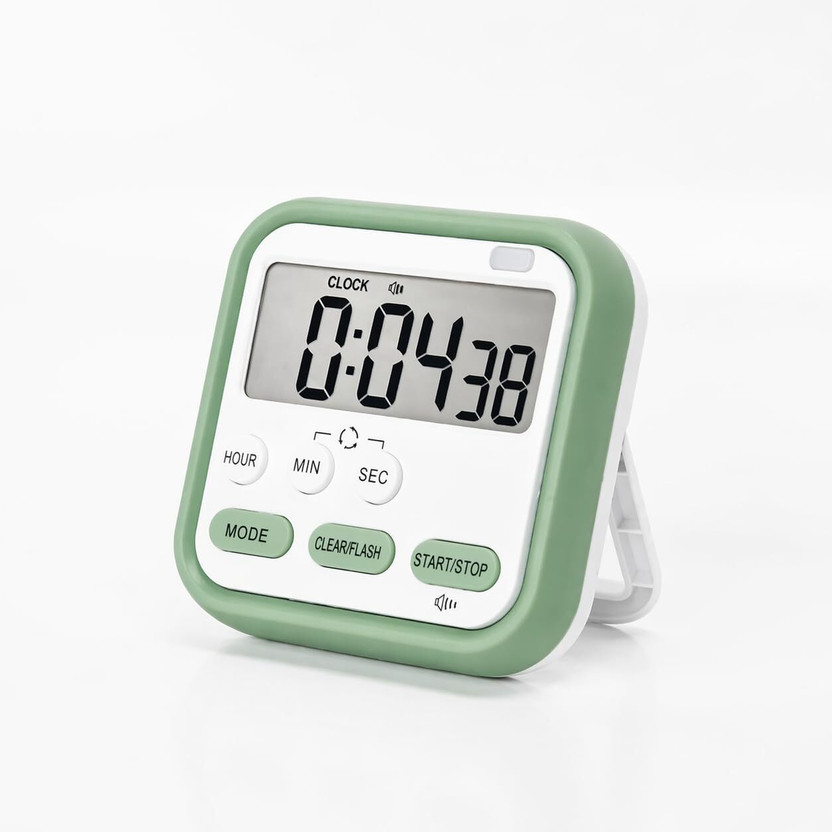 LANLOY Magnetic Countdown Timer with Large LCD Display & Loud Alarm (Pista) Digital Kitchen Timer