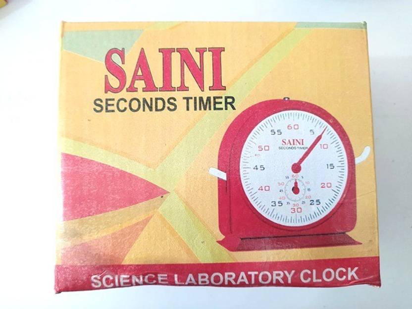NORTONKIT NKITlab Stop Watch 60 Second Timer Countdown Clock Science Laboratory Clock Analog