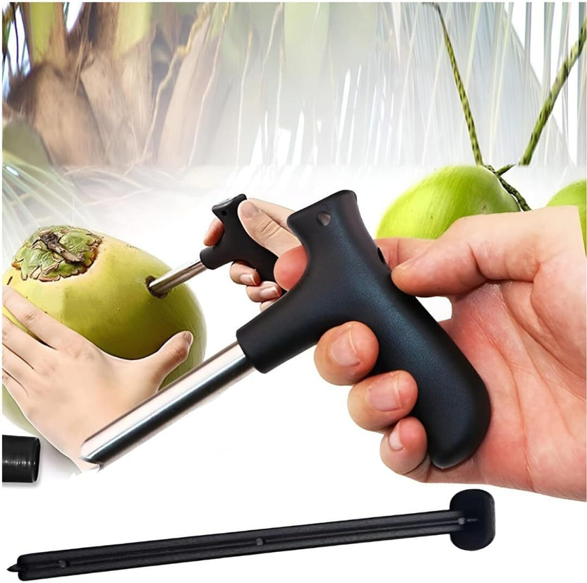 PRASHI TRADING Durable Handheld Kitchen Tool for Home, Outdoor, Camping and Travel Use Kitchen Tool Set(Black, Cutter)