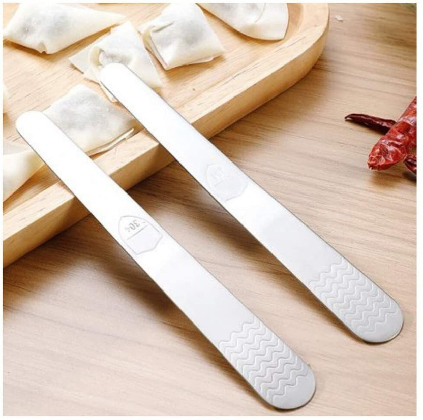 Connectwide 2Pc Stainless Steel 304 Dumplings Making Dumpling Tools Filling Meat Spoon, Filling Spoon Dumpling Tool Kitchen Tool Set(Silver, Baking Tools)