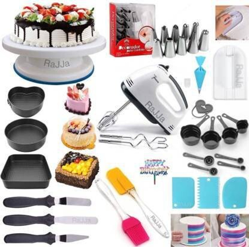 Vrukie Cake Baking and Decorating Accessories or Tools Kitchen Tool Set(Multicolor, Baking Tools)