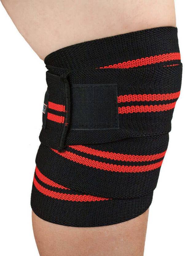 Techobucks Knee Wraps for Weightlifting Leg Press Training , Squats and