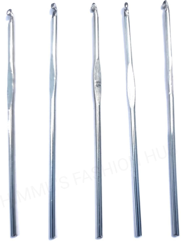 HIMMU'S FASHION HUB Crochet Hook (kiroshiya) for Art & Craft (13CM Long) ( No. 9, 10, 11, 12 & 13 )) Knitting Pin(Pack of 5)