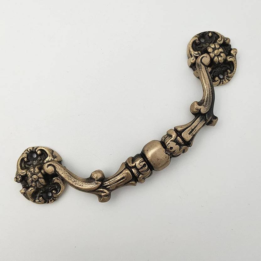 ABVIN Vintage Drop pulls Vintage Brass Drop Pull Handle , Drawer