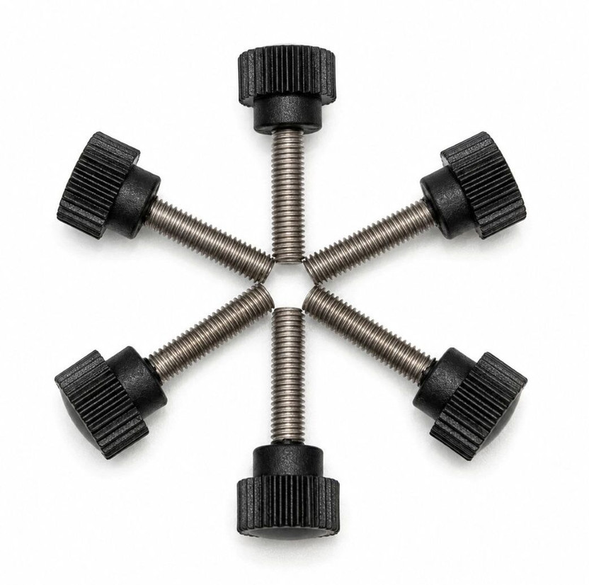 unikk unikk Kurled Head Thumb Screws Steel Cabinet/Drawer Handle(Black Pack of 10) - Flipkart Deal