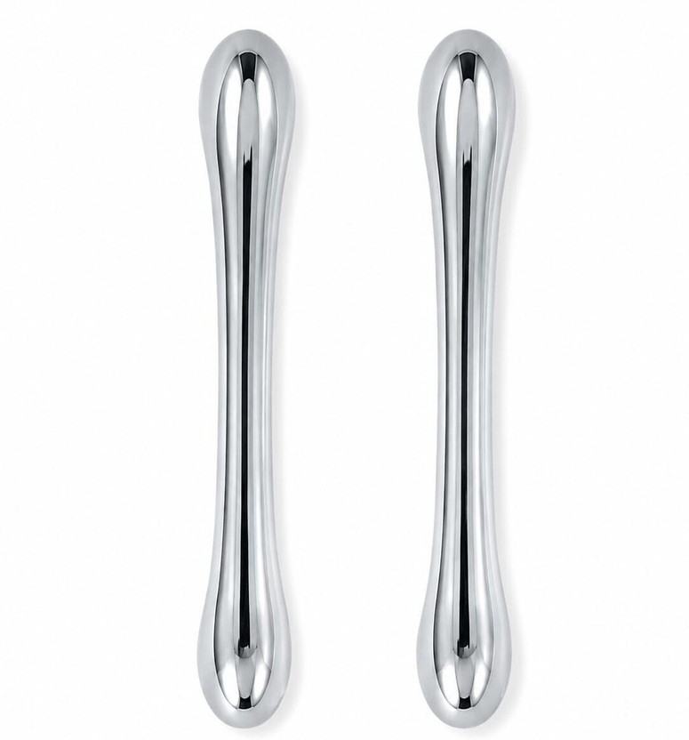 Elexa Elexa Hardware 10 Inches Premium Chrome Wardrobe Handle Stainless Steel Cabinet/Drawer Handle(Silver Pack of 2) - Flipkart Deal