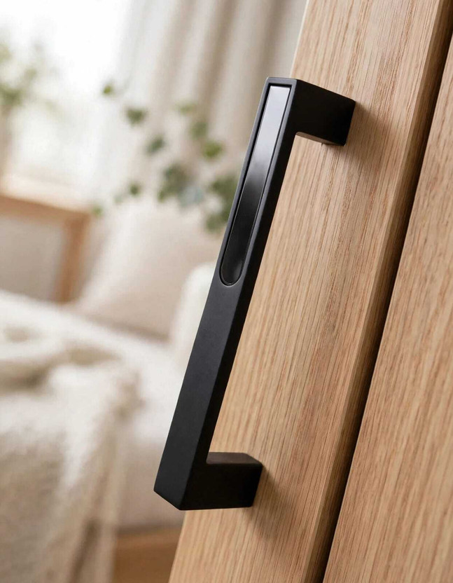 Hardware Hardware art 4"- BLACK LUXURY CABINET HANDLE IDEAL FOR BEDROOM (CONTEMPORARY , MODERN ) Zinc Cabinet/Drawer Handle(Black Pack of 2) - Flipkart Deal