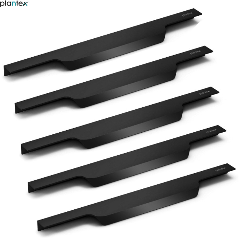 Plantex 14 Inch Profile Handle for Kitchen Cabinet/Pull Handle for Home/Drawer Handle Aluminium Cabinet/Drawer Handle(Black Pack of 5)