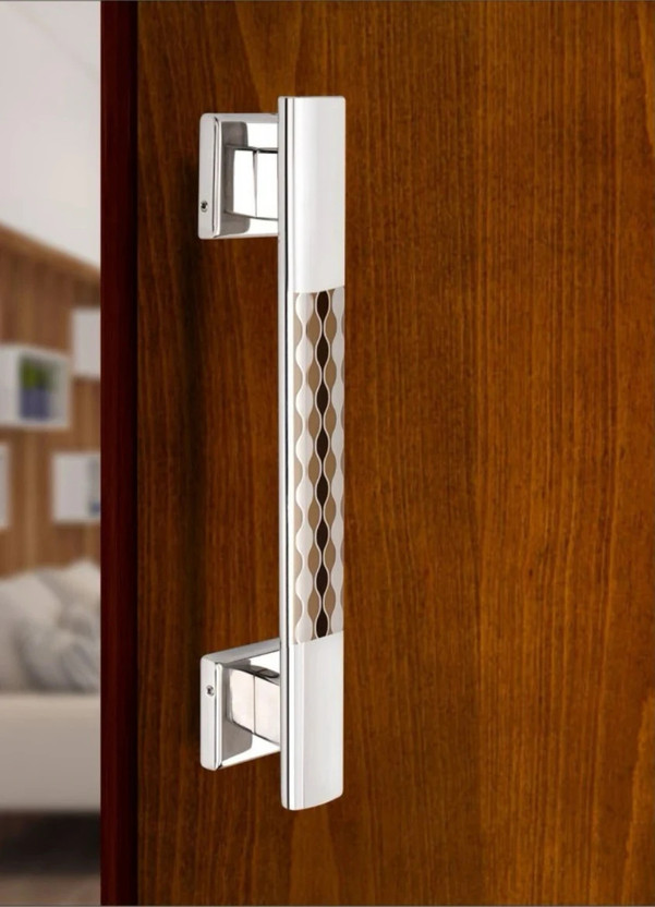 MLS MLS 12 inch BIG SIZE DOOR HANDLE PREMIUM QUALITY Stainless Steel Door Handle(Silver, Multicolor Pack of 1) - Flipkart Deal